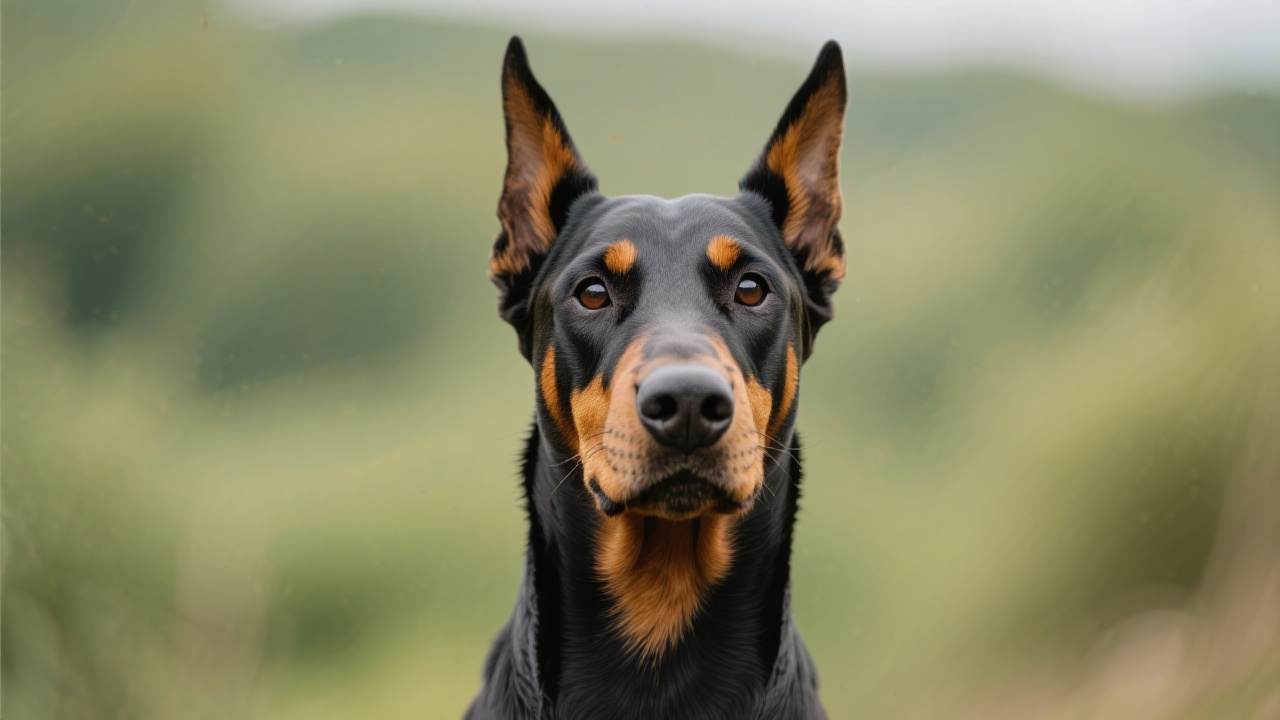 杜宾犬 主视图
